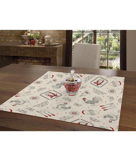 Imagem de Toalha De Mesa Dohler Clean 78cm x 78cm Para Centro de Mesa