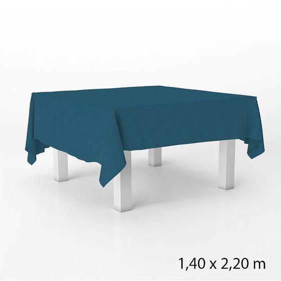 Imagem de Toalha de Mesa em TNT - 140 x 220 cm - Azul Marinho - 1 unidade - Best Fest - Rizzo