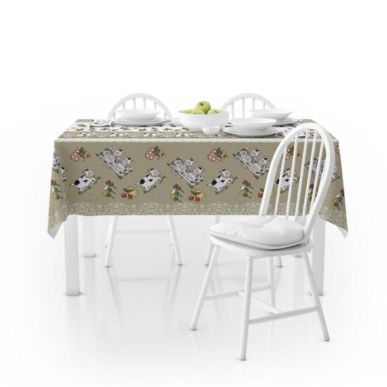 Imagem de Toalha de Mesa Estampada 2,50x1,4 Metros Plastico Pvc Térmica Impermeável