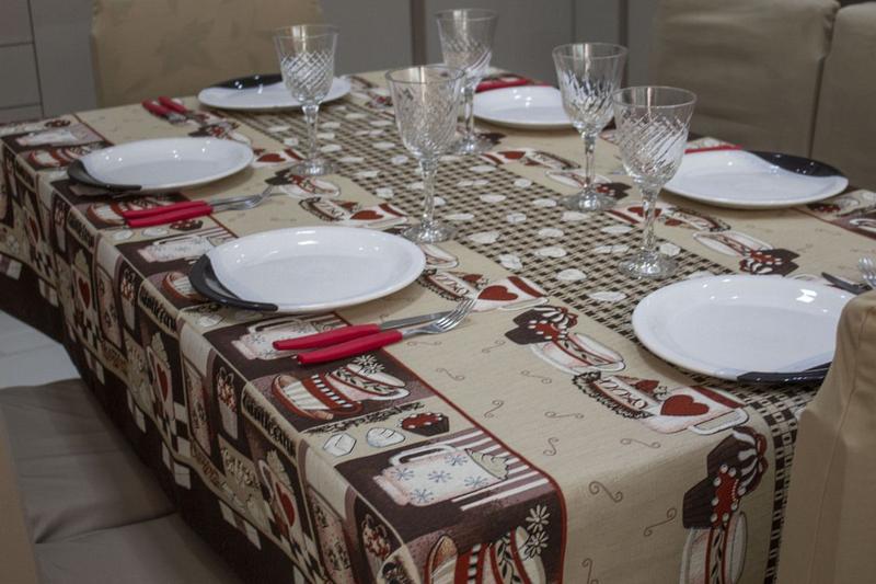 Toalha de Mesa Grande Linhão Rústico 4,00 x 1,45 - Várias Estampas Menor preço em Toalha de Mesa Grande Linhão Rústico 4,00 x 1,45 - Várias Estampas
