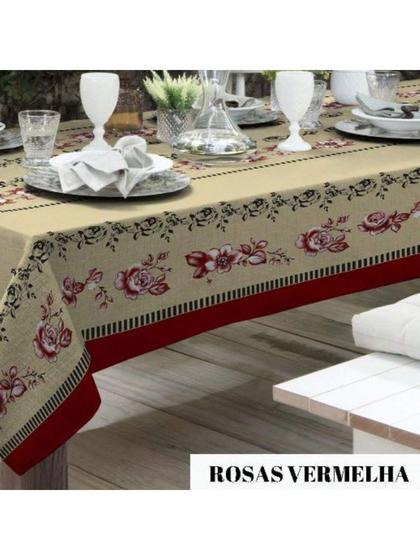 Imagem de Toalha de Mesa Linhão Gourmet 2 Metros Elegância e Praticidade para Suas Refeições