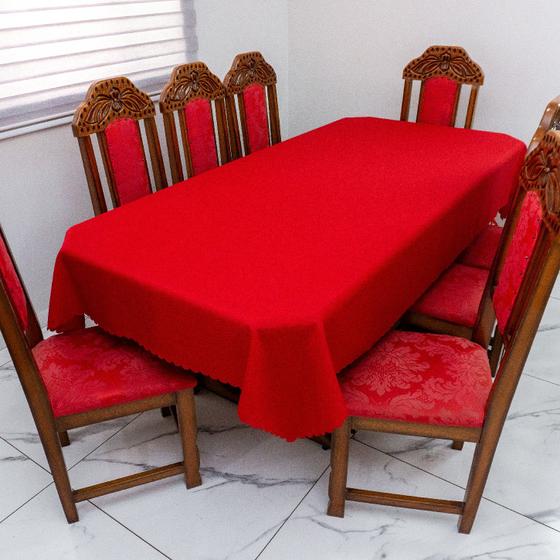 Imagem de Toalha de Mesa Natalina 4 Lugares 1,50m x 1,40m Oxford Estampado