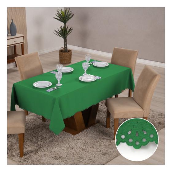 Imagem de Toalha de mesa oxford 75x75cm com bordado ultrassonico