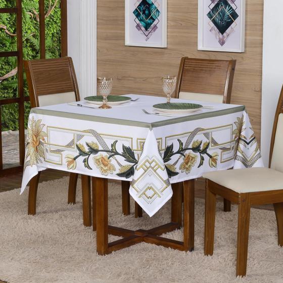 Imagem de Toalha De Mesa Para 4 Lugares 1,50X1,50 Decorativa