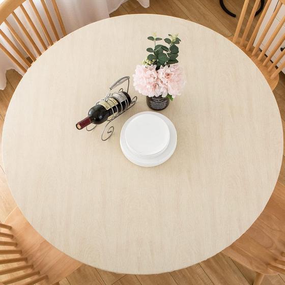 Imagem de Toalha de mesa Pioggia com borda elástica de vinil com forro de flanela