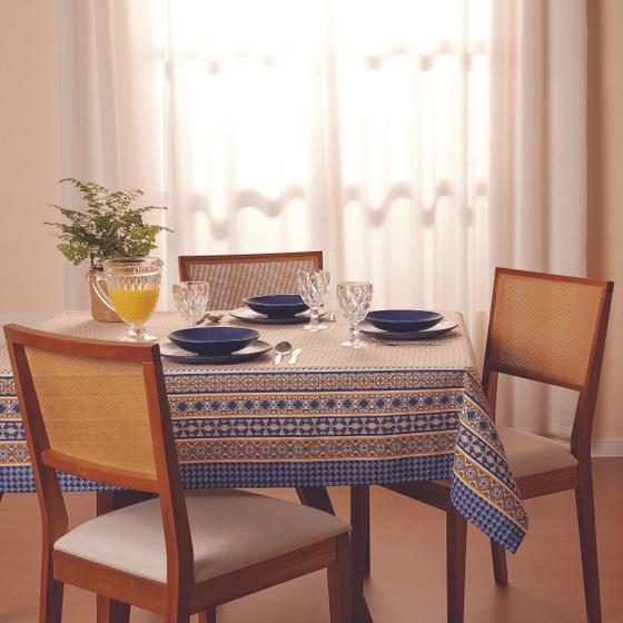 Imagem de Toalha De Mesa POP Retangular Estampada 6 Lugares 140x210cm Lepper