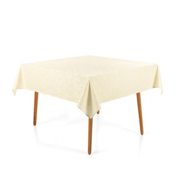 Imagem de Toalha de Mesa Quadrada 8 Lugares Karsten 180x180cm Sempre Limpa Urban Natural