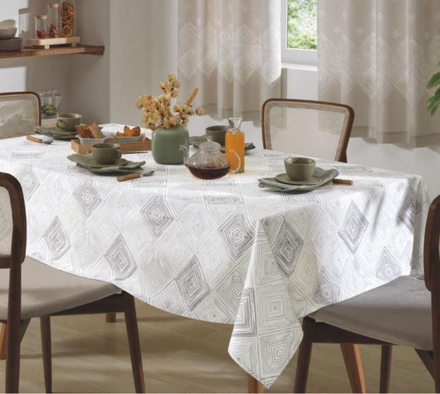 Imagem de Toalha De Mesa Quadrada Clean 4 Lugares Martin Dohler