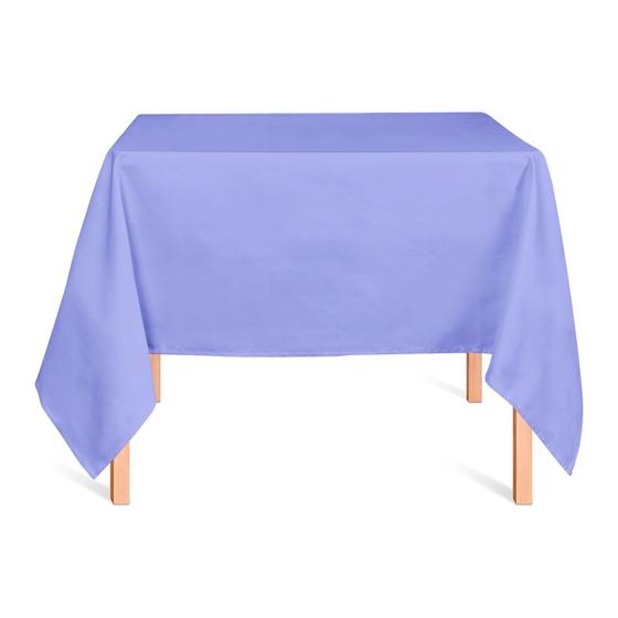 Imagem de Toalha de Mesa Quadrada em Oxford Lilás