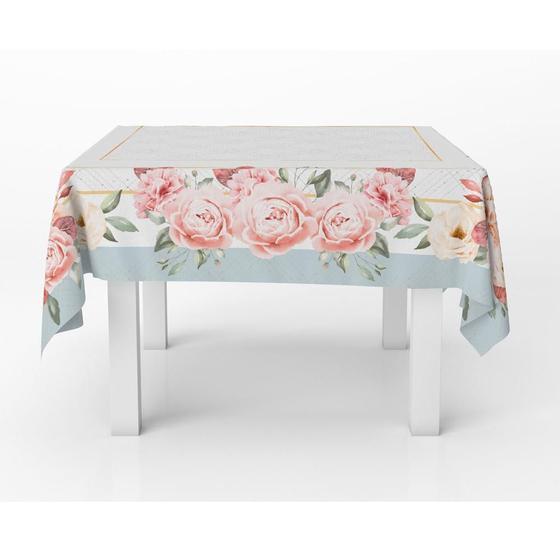 Imagem de Toalha De Mesa Quadrada Stmhome 1,50M X 1,50M Flowers