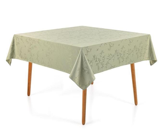 Imagem de Toalha de Mesa Quadrada Veríssimo Verde 6 Lugares