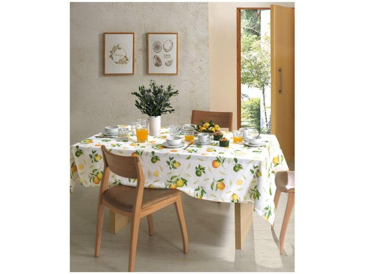 Imagem de Toalha de Mesa Quadrado Döhler Verde 140x140cm - Clean Athenas Isa