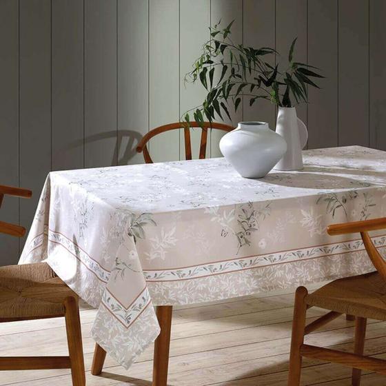 Imagem de Toalha de Mesa Retangular Clean Renova Estampada 1,60m x 2,70m - Dohler