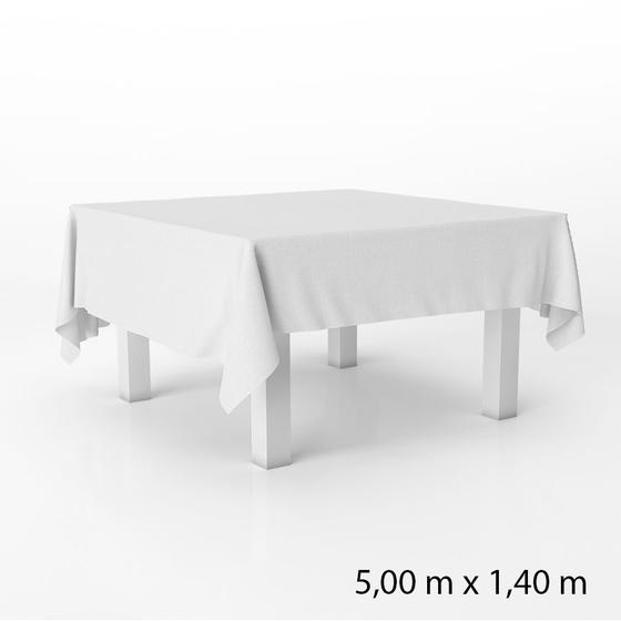 Imagem de Toalha de Mesa Retangular em TNT - 140 x 500 cm - Branco - 1 unidade - Best Fest - Rizzo