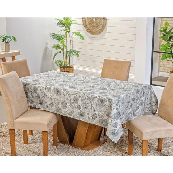 Imagem de Toalha de Mesa Retangular, Estampadas, Impermeável, para Mesa de 6 Cadeiras