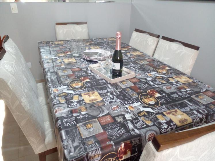 Imagem de Toalha De Mesa Retangular Impermeável Térmica 2,00 X 1,40