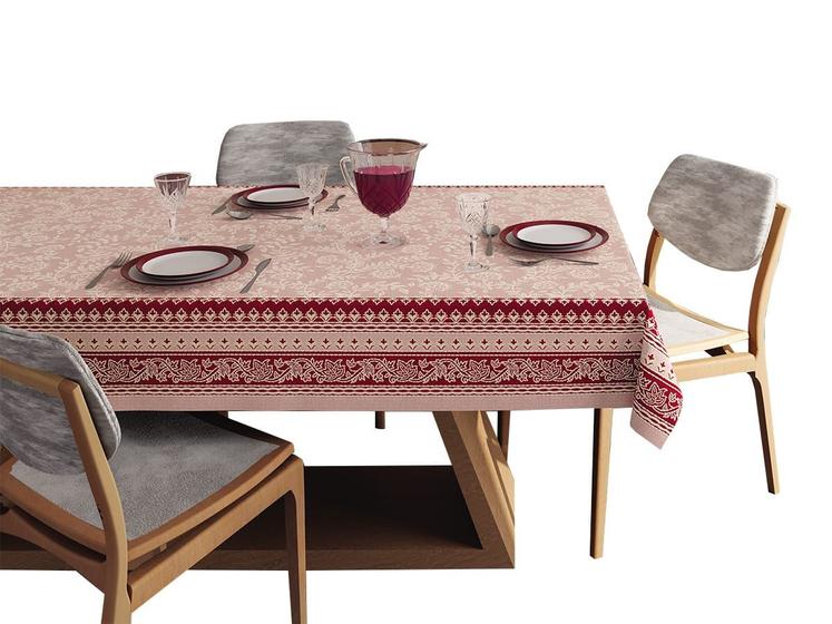 Imagem de Toalha de Mesa Retangular Lepper 6 Lugares Pop 1,40m x 2,10m Festim
