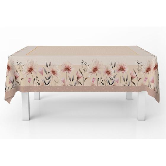 Imagem de Toalha de Mesa Retangular STMHome 2,20m x 1,50m Fiori