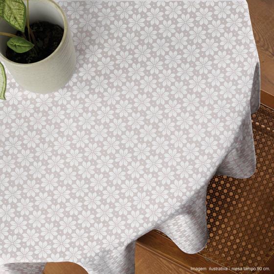 Imagem de Toalha de Mesa Super Prática Retangular 8 Lugares Dália - Lepper