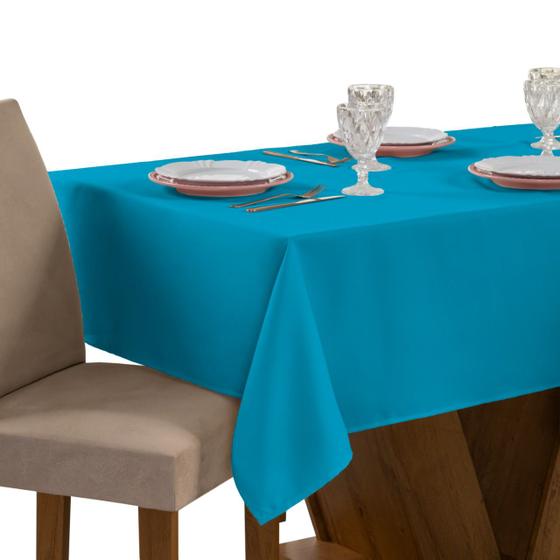 Imagem de Toalha de Mesa TECIDO GROSSO Oxford Liso 1,50M x 1,50M Retangular com Bainha Cores Vivas