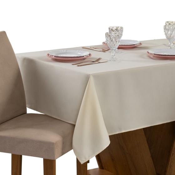 Imagem de Toalha de Mesa TECIDO GROSSO Oxford Liso 1,50M x 2,00M Retangular com Bainha Cores Vivas