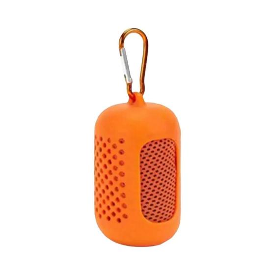 Imagem de Toalha de Microfibra de Secagem Rápida com Revestimento de Silicone - Ideal para Praia, Esporte e Fitness
