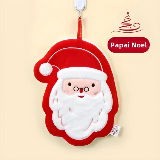 Imagem de Toalha De Natal Para Bebês, De Microfibra Coral, De Secagem Rápida, Macia, Com Alça Para Pendurar,