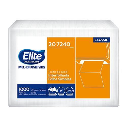 Imagem de Toalha de papel interfolhado f.simples elite classic c/ 1000 folhas