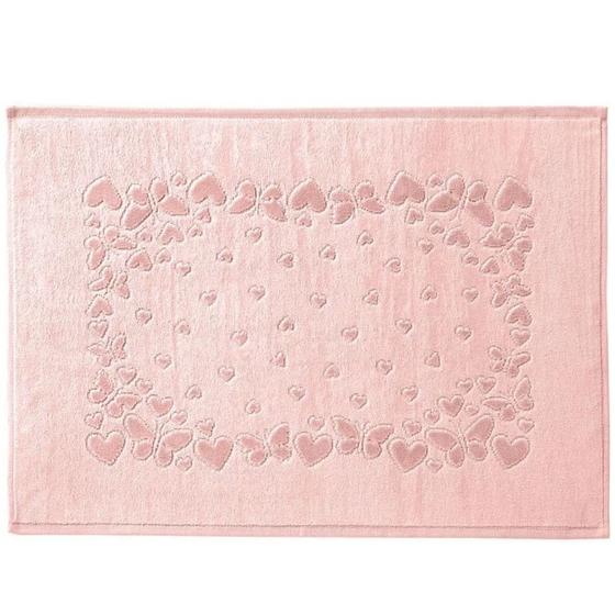 Imagem de Toalha de Piso 50 x 70cm Romance Rosa - Dohler