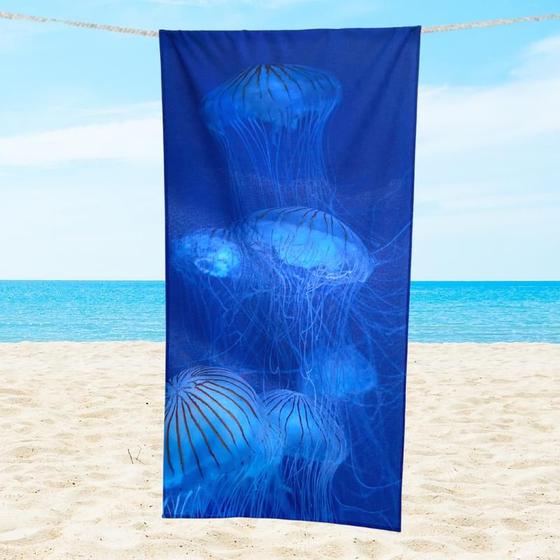 Imagem de Toalha de praia algodão super absorvente 140 x 69 varias estampas