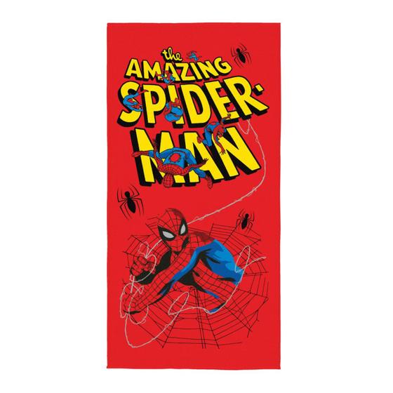 Imagem de Toalha De Praia Infantil Spider Man Homem Aranha Lepper