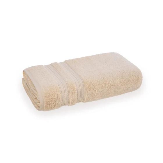 Imagem de Toalha de Rosto 48cm X 80cm 100% Algodão Karsten Unika Bege