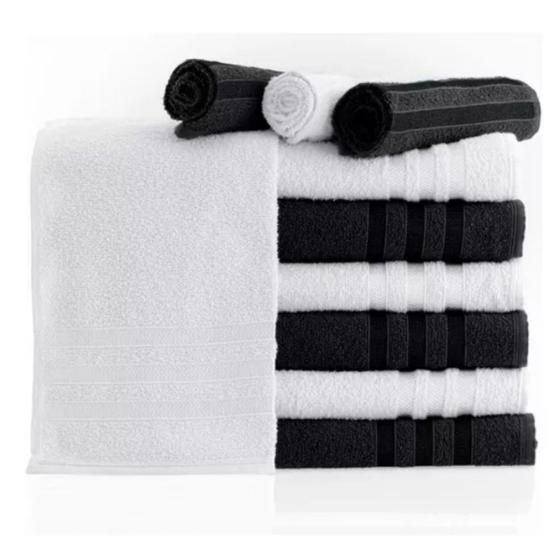 Imagem de Toalha de Rosto Branca Absorvente e Prática Ideal Para Presentear Com Garantia
