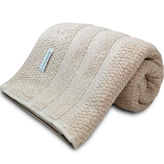 Imagem de Toalha De Rosto Buddemeyer Vanilla Extra Soft 100% Algodão Alta absorção Macia Grande 48 x 80cm