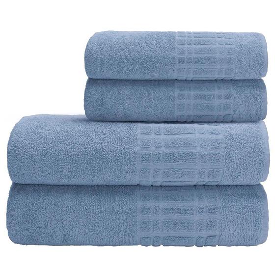 Toalha de Rosto Loft 45x70cm Azul (UN) - Camesa Menor preço em Toalha de Rosto Loft 45x70cm Azul (UN) - Camesa