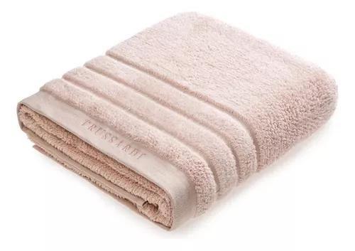 Imagem de Toalha de Rosto Massima 100% Algodão Egípcio 48x90cm Trussardi Cor: Soft Rosé