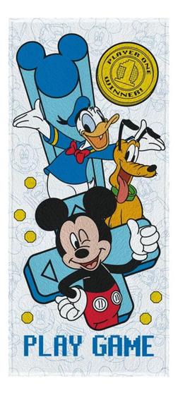 Imagem de Toalha Felpuda De Banho Estampada Mickey 60X120Cm Lepper