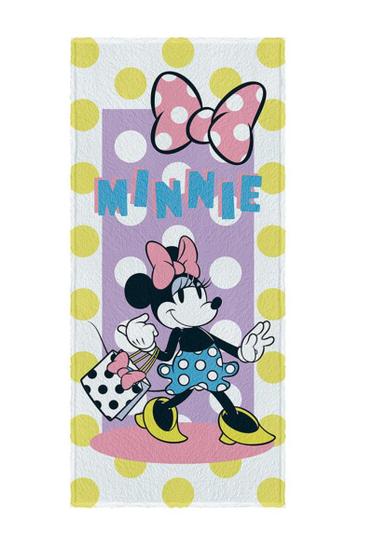 Imagem de Toalha Felpuda Estampada Minnie 1,20m X 60cm