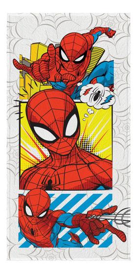 Imagem de Toalha Felpuda Transfer Spider Man 120X60CM LEPPER