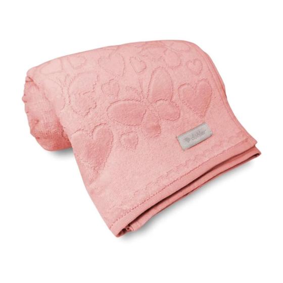 Imagem de Toalha Lavabo Cor Rosa 30cm x 45cm Jacquard Velour Romance Liso Döhler