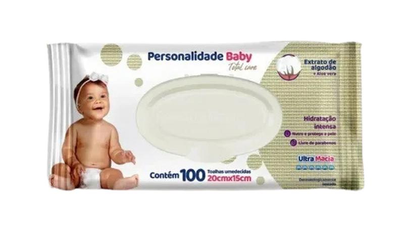 Toalha Lenço Umedecida Personalidade Baby c/100 Menor preço em Toalha Lenço Umedecida Personalidade Baby c/100