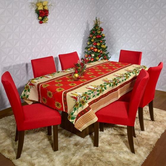 Toalha Mesa Jantar Ceia 8 Lugares Natal Exclusivo - Charme do Detalhe - Toalha de Mesa - Magazine Luiza Toalha Mesa Jantar Ceia 8 Lugares Natal Exclusivo - Charme do Detalhe - Toalha de Mesa - Magazine Luiza