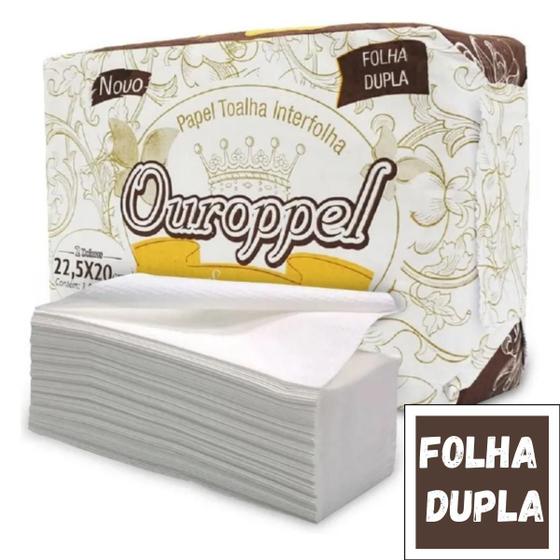 Imagem de Toalha Papel Banheiro Folha Dupla Supreme com 1000fls Ouroppel