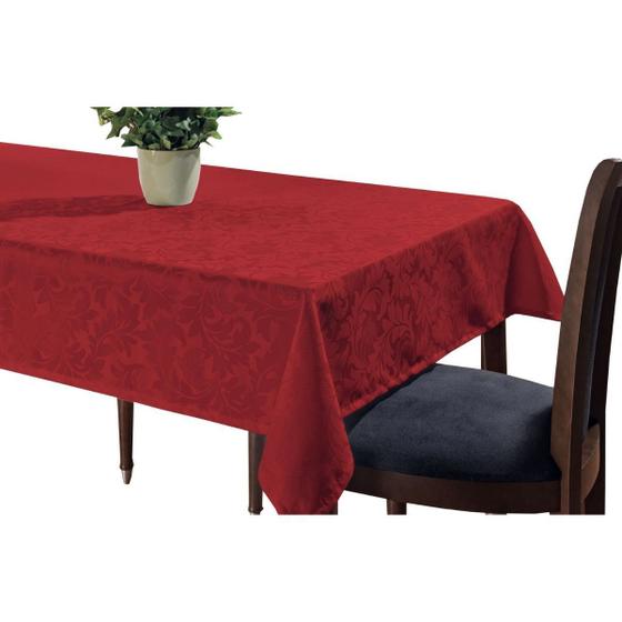 Imagem de Toalha Para Mesa Jacquard 10Lugares Retangular 3,20x135 Luxo