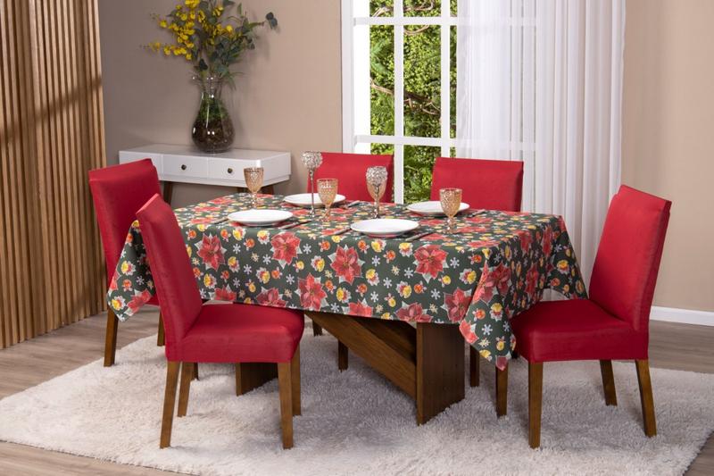 Imagem de Toalha Para Mesa Natal de 04 Lugares 1.40 Oxford OFERTA!