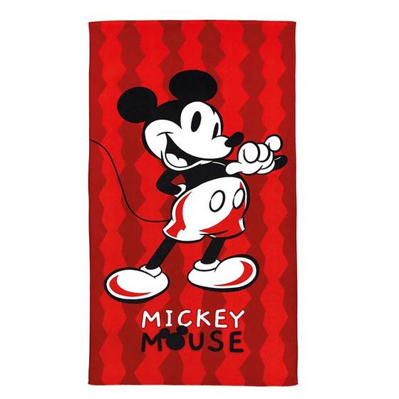 Imagem de Toalha Praia E Banho Aveludada Disney Mickey E Minnie 1,52 x 76cm - Dohler