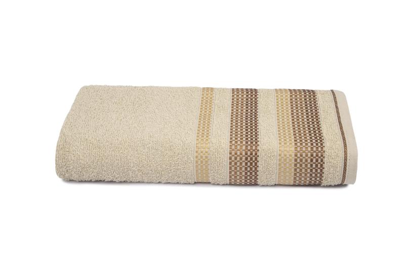 Imagem de Toalha rosto felpuda 100% algodão 47 x 70 cm gread toffee - valletex