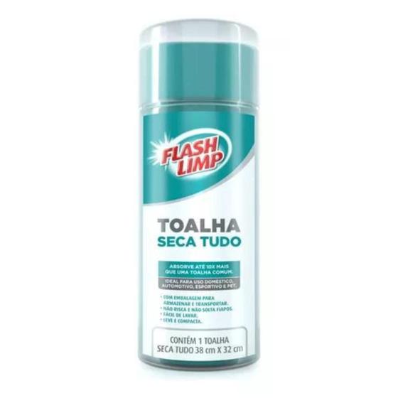 Imagem de Toalha seca tudo 38x32 cm flash limp