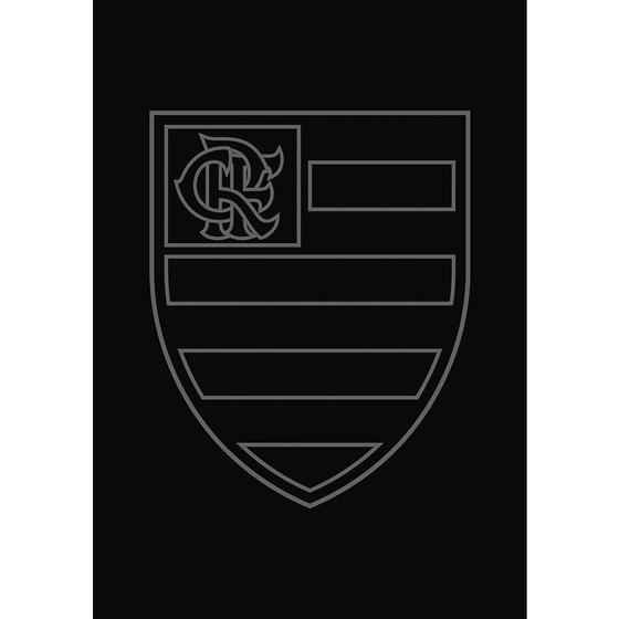 Imagem de Toalha Social Buettner Jacquard Veludo Futebol Flamengo 33cmx50cm Preto