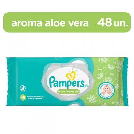 Imagem de Toalha umed pampers aloe vera 48un